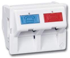 Cat 6 Siemon Face Plates with Module - Image 3