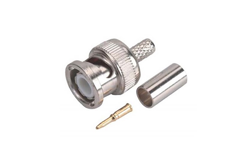 TE Connectivity BNC Straight Plug Hex 50Ohm RG141 A/U Male - Image 4