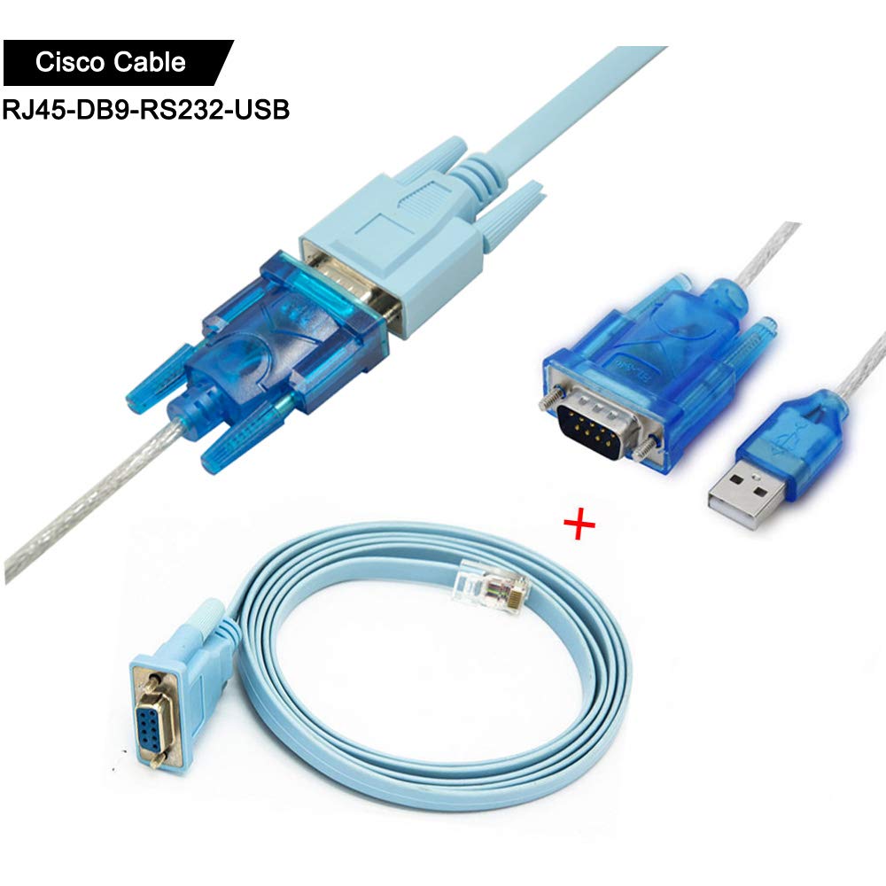 RJ45 to DB9 Cisco Console Cable - Image 5