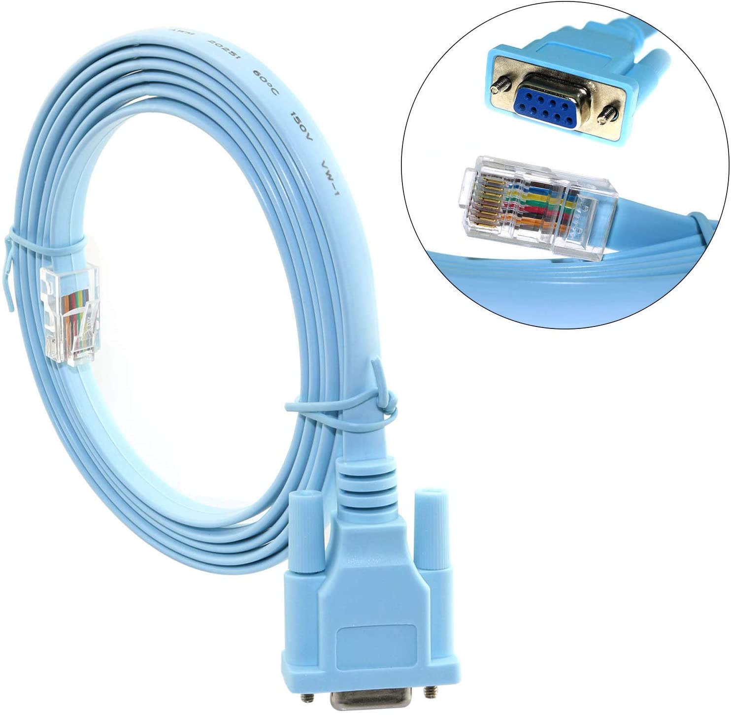RJ45 to DB9 Cisco Console Cable