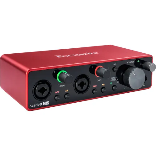 Focusrite Scarlett 2i2 2×2 USB Audio Interface