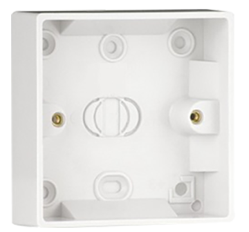 Single Socket white pattress box - Image 2