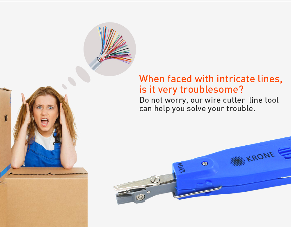 Professional Krone RJ45 Crimper Keystone LSA-Plus Punch Down Tool RJ11 ...