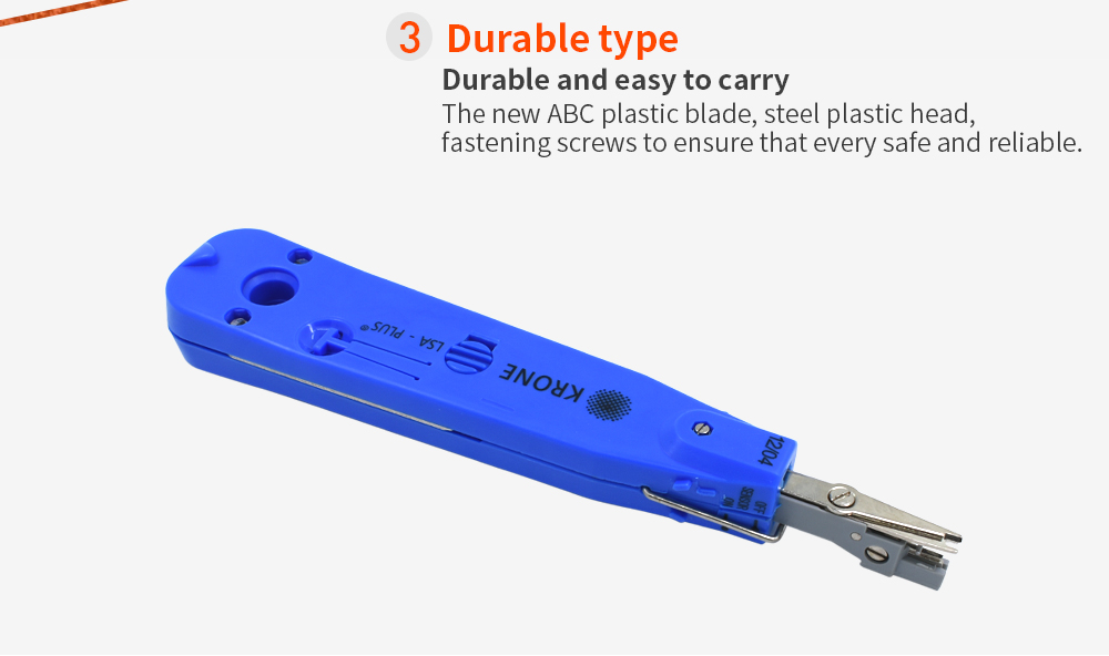 Professional Krone RJ45 Crimper Keystone LSA-Plus Punch Down Tool RJ11 ...