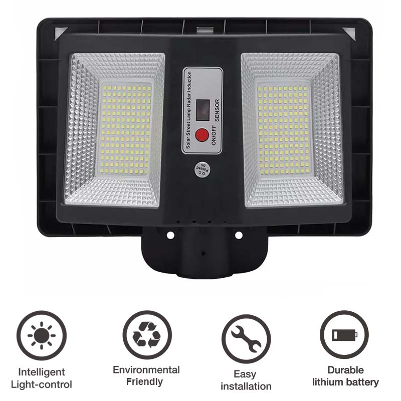 300W Powerful Outdoor Intelligent LED Solar-powered Security Light - Image 9