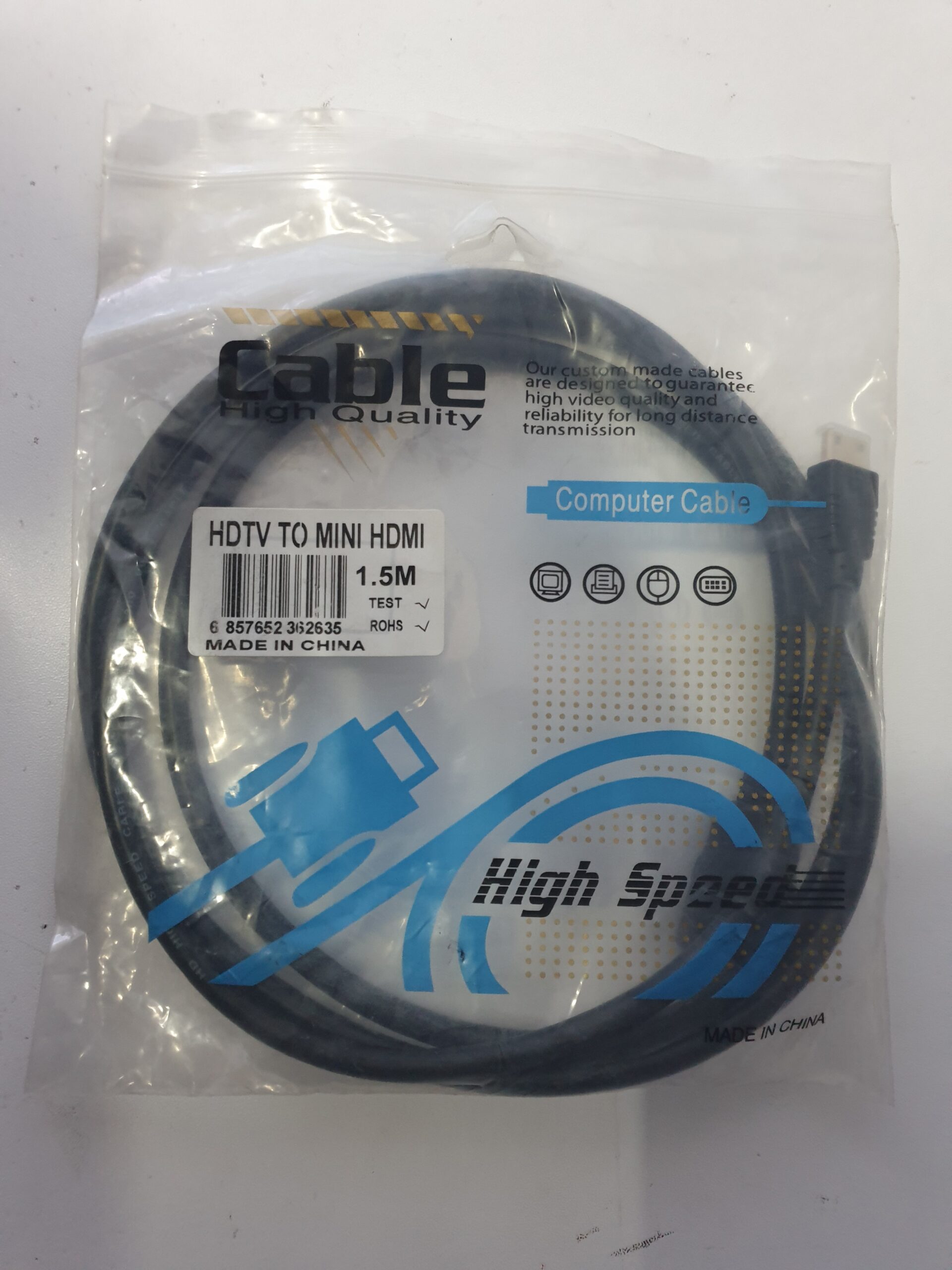 1.5m HDMI To Mini HDMI Adapter Cable