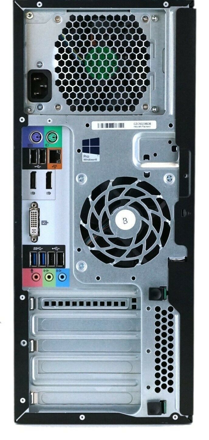 HP Z230 Tower Workstation Intel i7 4770 3.40GHz 16GB RAM 1TB HDD