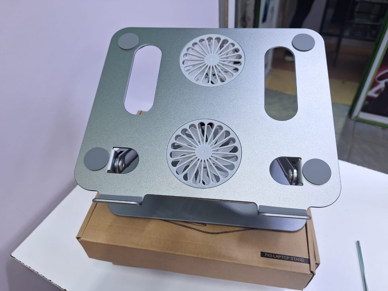 Dual Fan Laptop Stand
