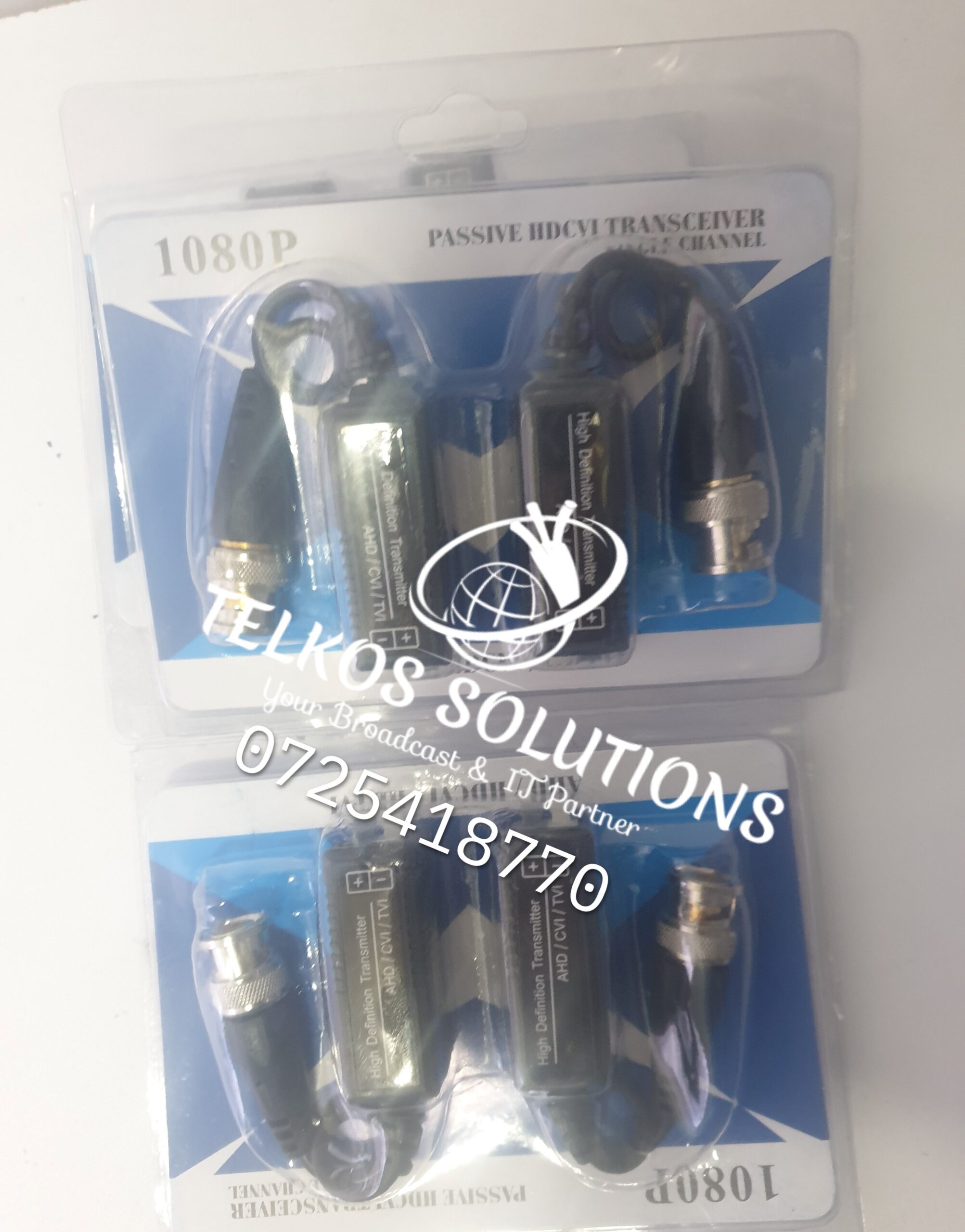 1 Pair CCTV Video Balun Twisted BNC Passive Transceivers
