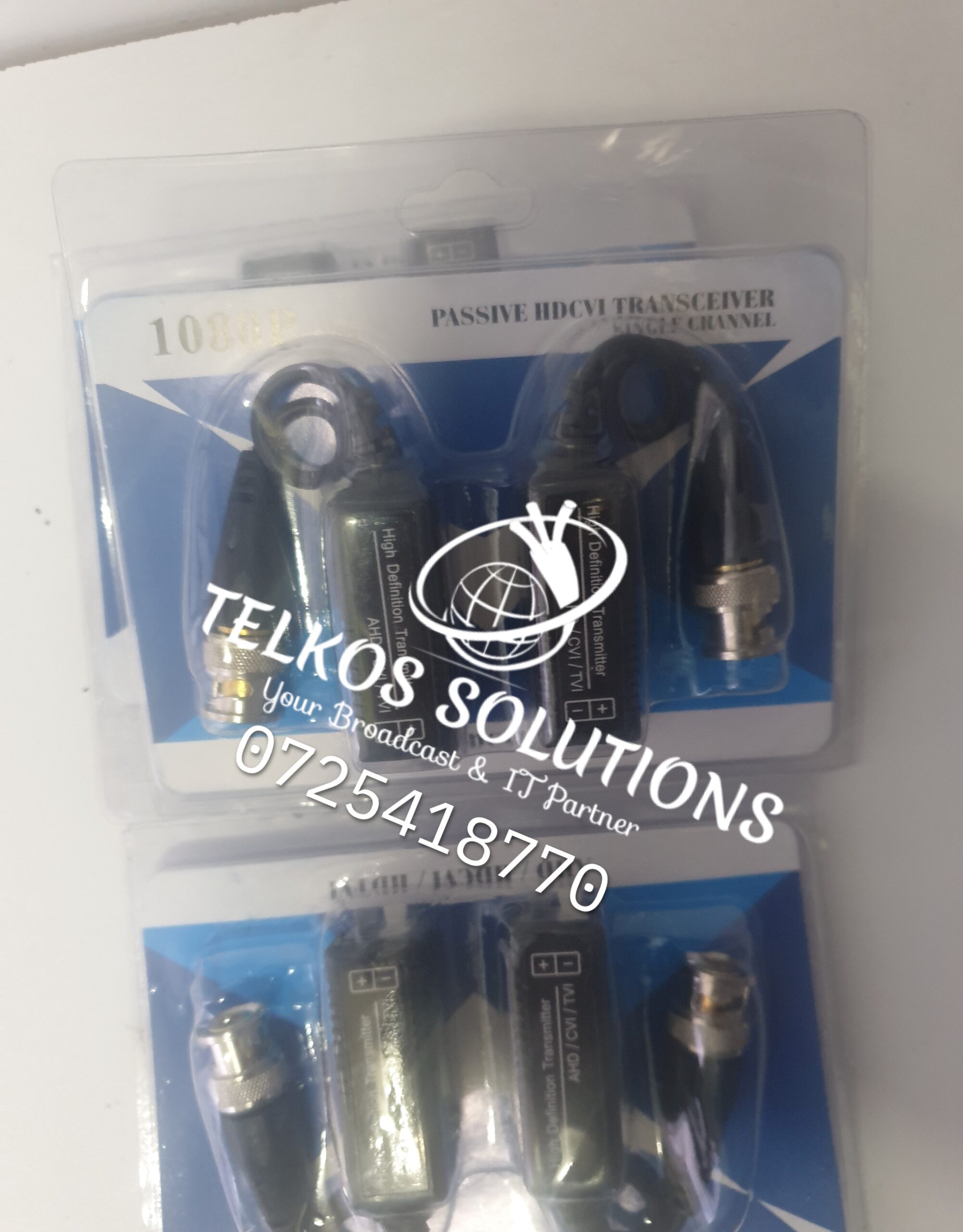 1 Pair CCTV Video Balun Twisted BNC Passive Transceivers - Image 4