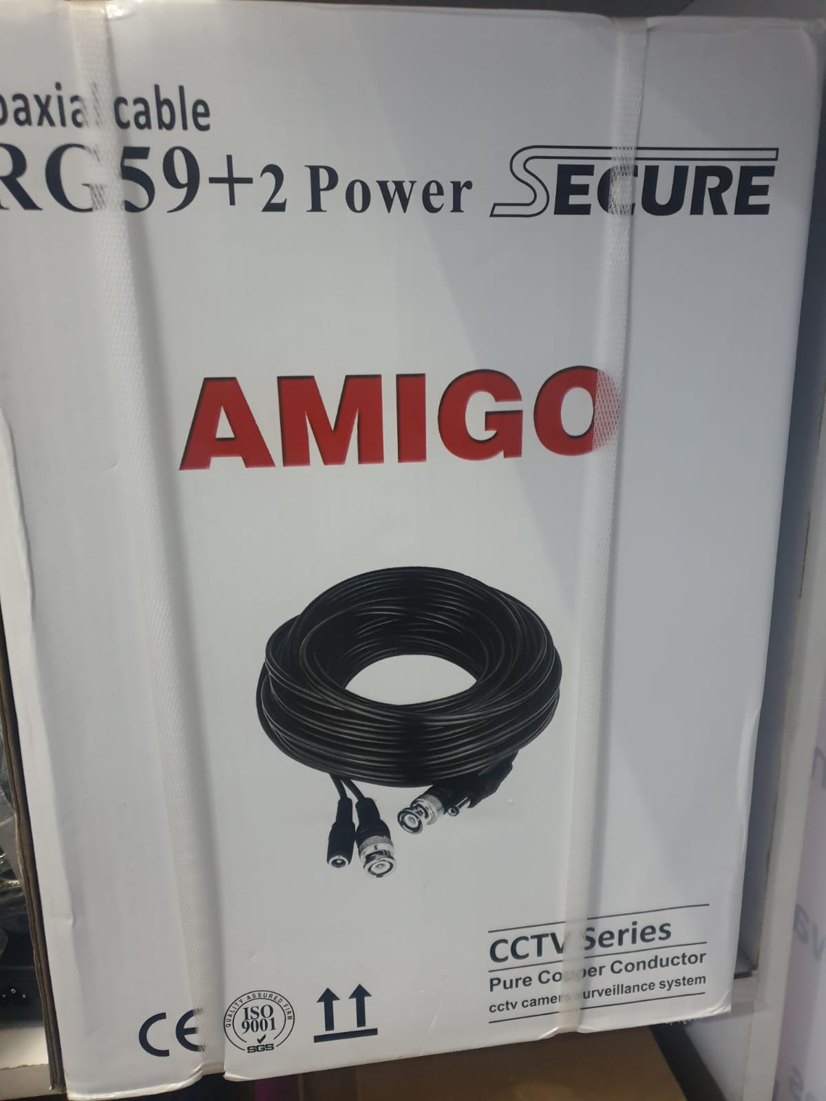 100M RG59+2 Power CCTV Coaxial Cable - Image 2
