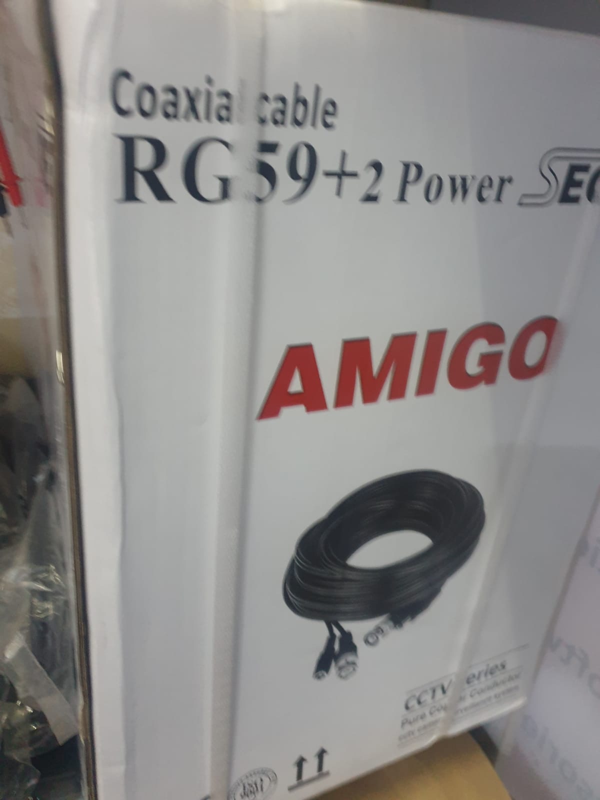 100M RG59+2 Power CCTV Coaxial Cable - Image 5