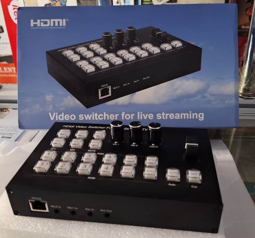 Video switcher for live streaming