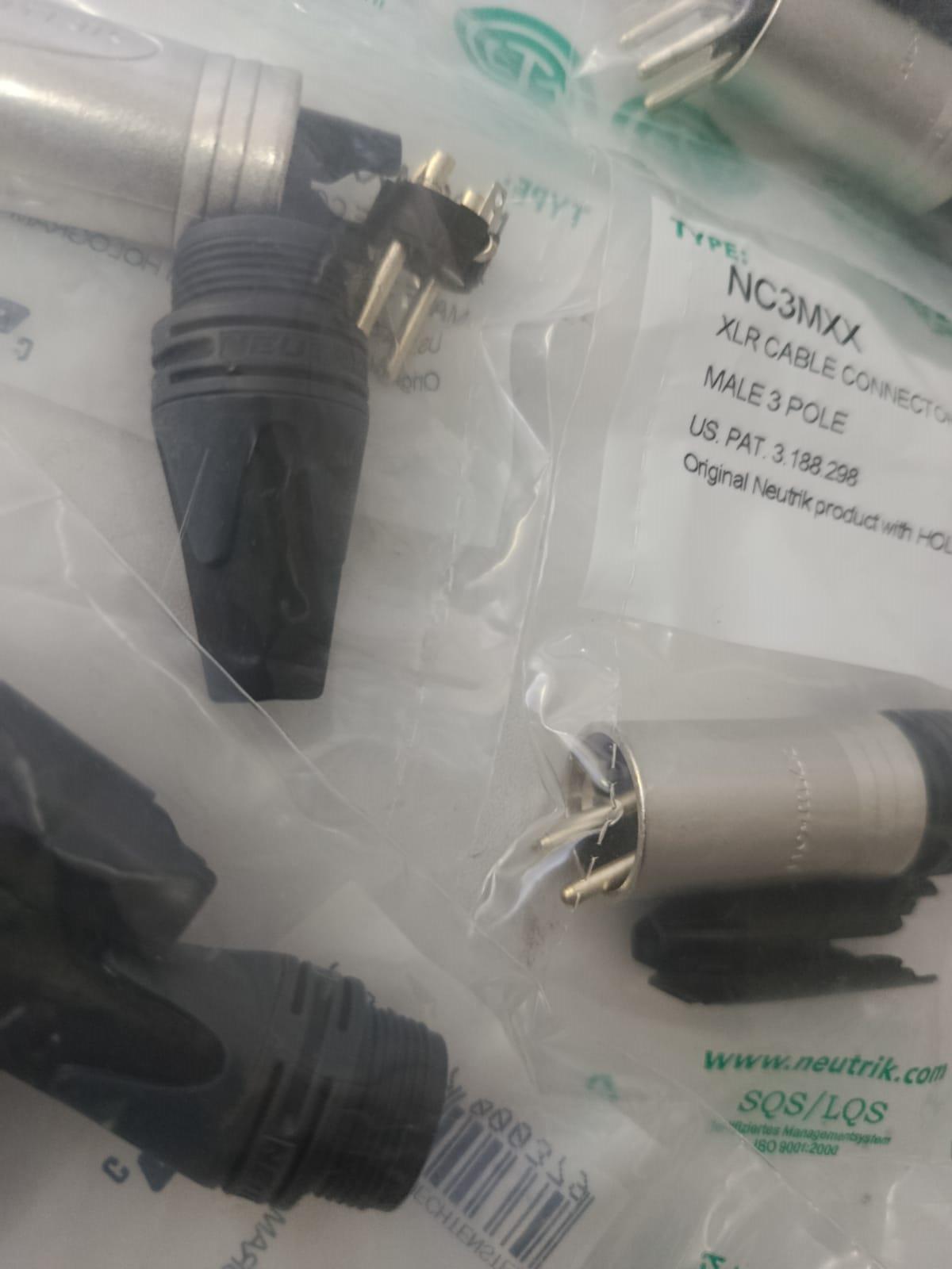 XLR Cable connector male 3 pole - Image 5