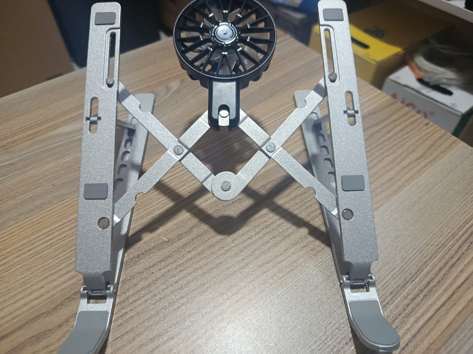 Fold-able Laptop Stand With Heat Sink Fan - Image 6