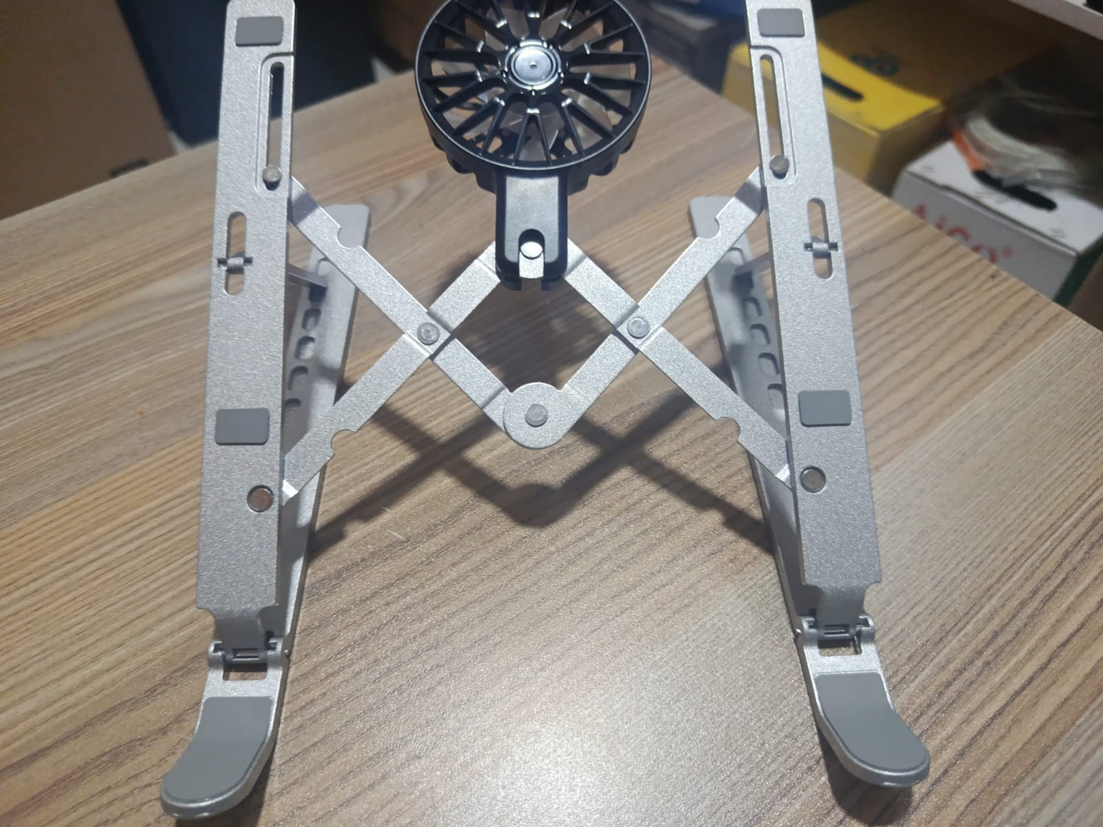 Fold-able Laptop Stand With Heat Sink Fan - Image 8