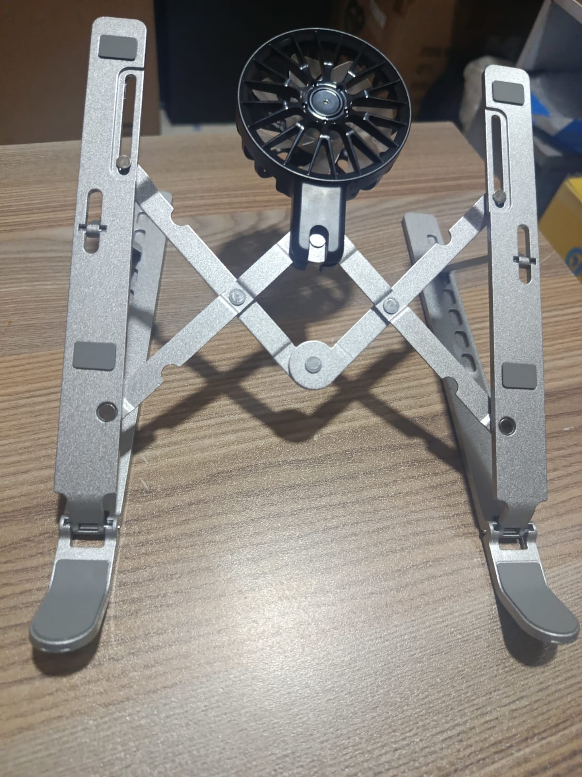 Fold-able Laptop Stand With Heat Sink Fan - Image 4