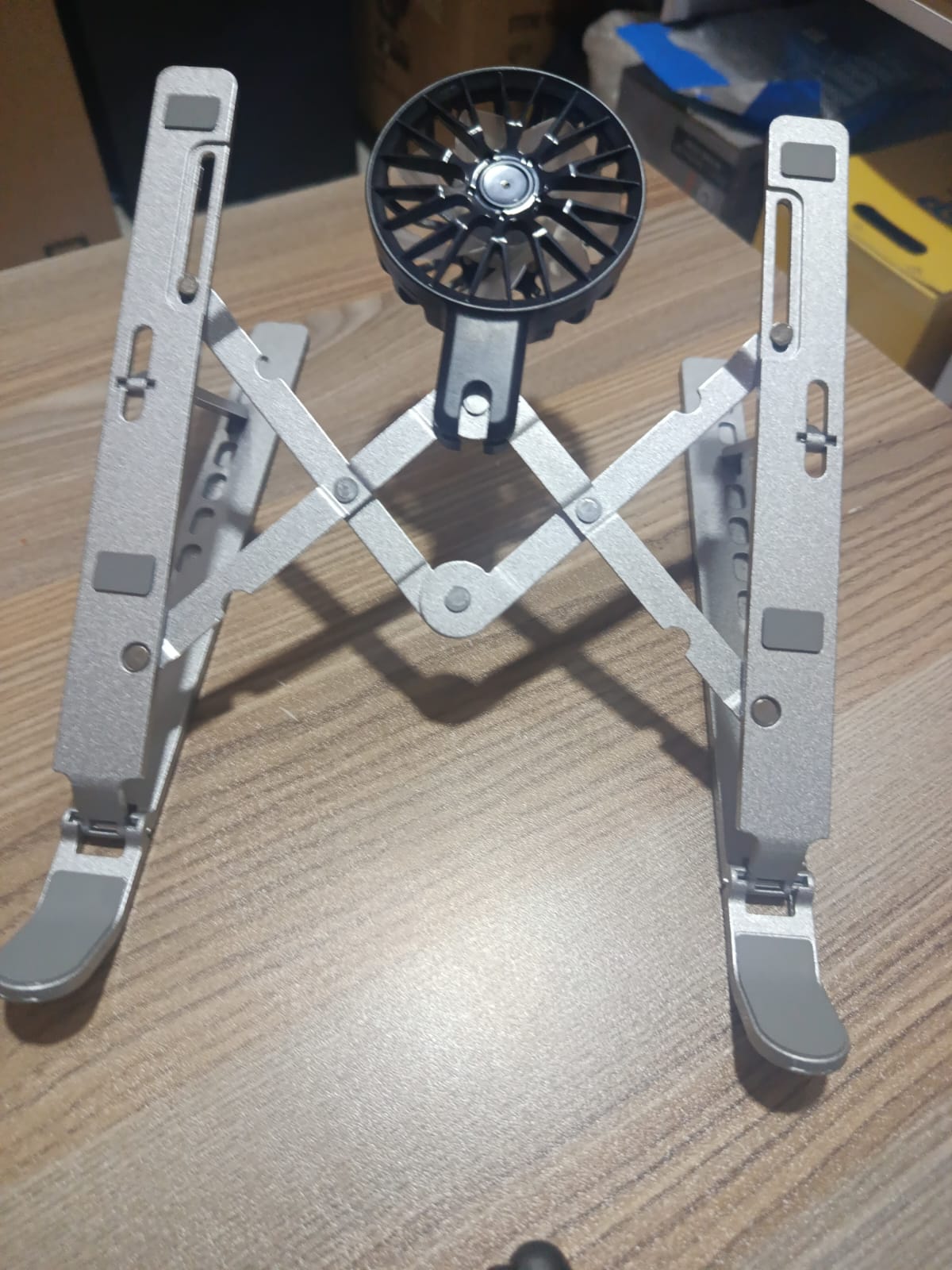 Fold-able Laptop Stand With Heat Sink Fan - Image 11