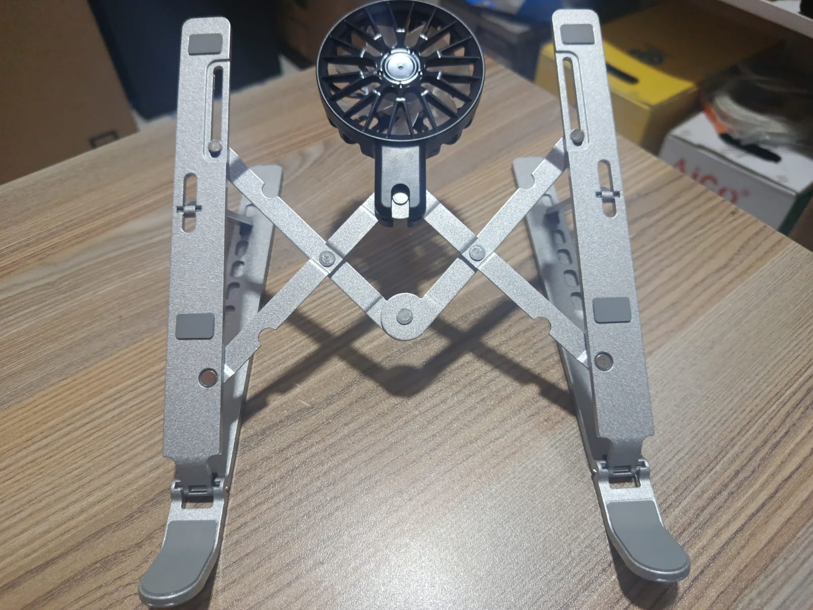 Fold-able Laptop Stand With Heat Sink Fan - Image 7