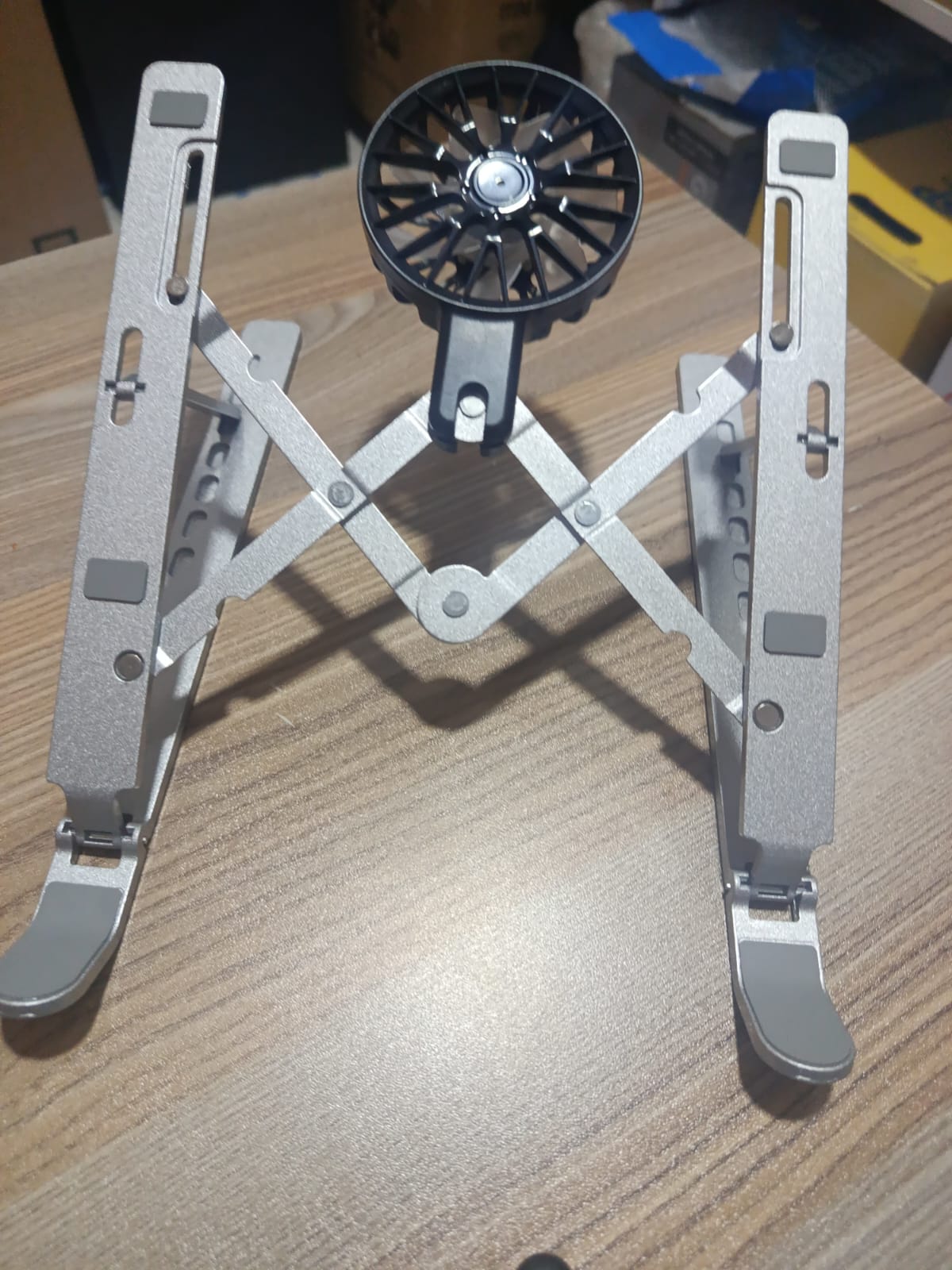 Fold-able Laptop Stand With Heat Sink Fan - Image 14