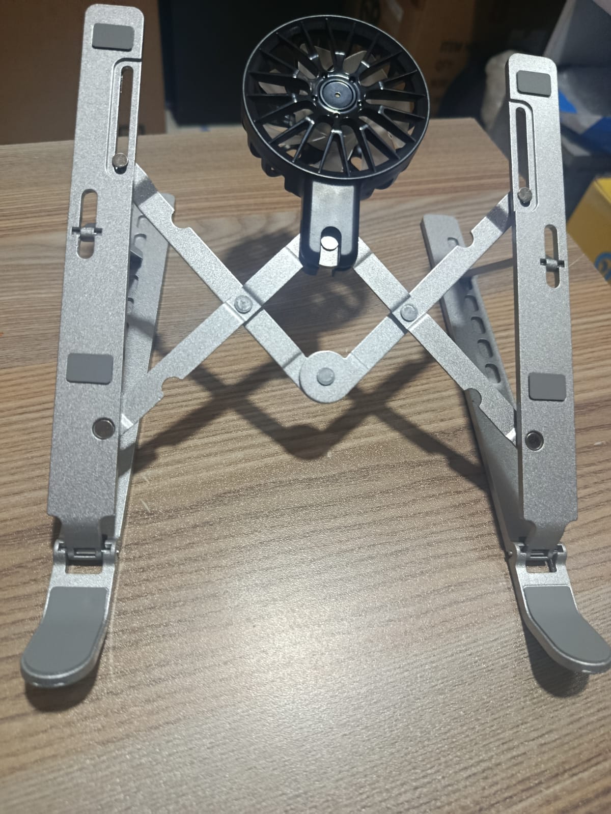 Fold-able Laptop Stand With Heat Sink Fan - Image 3