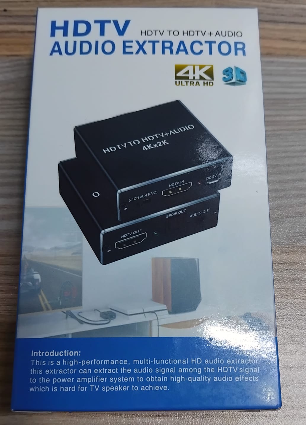 HDMI Stereo Audio Extractor Out Converter 4K*2K HDMI to HDMI+Optical SPDIF 3.5mm