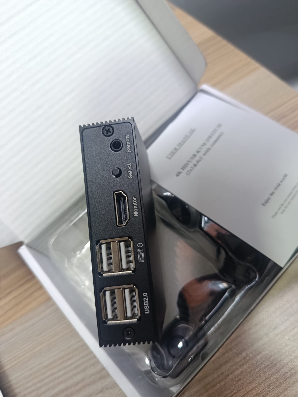 4K HDMI USB KVM Switch 2X1 with Remote New - Image 14