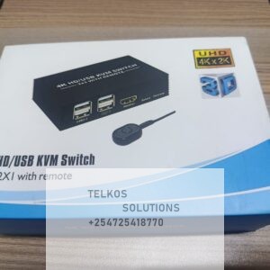 4K HDMI USB KVM Switch 2X1 with Remote New