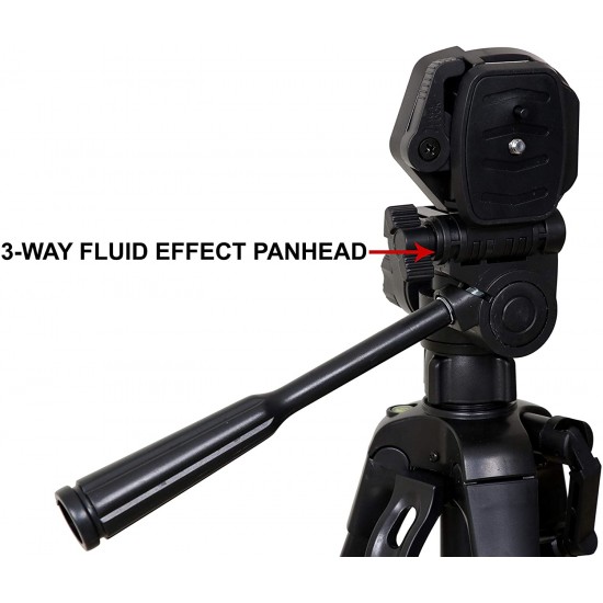 WEIFENG WT 3560 Aluminum Tripod for Videography and Photography - Image 3