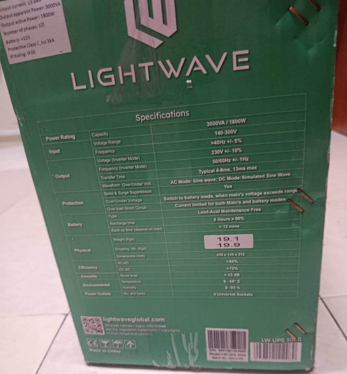 Light Wave 3KVA Offline UPS - Image 3