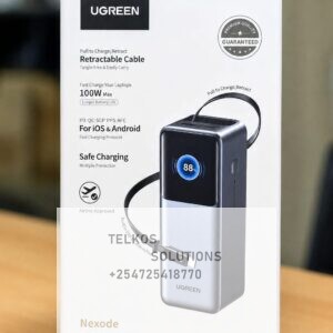 UGREEN PB726 20000MAH 165W LAPTOP PORTABLE POWER BANK WITH RETRACTABLE CABLE